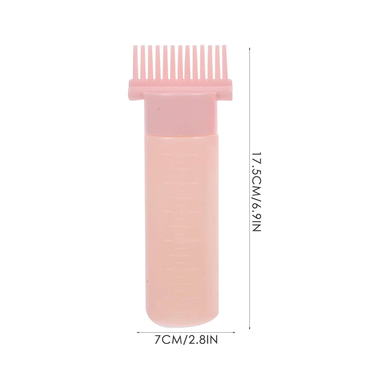

2pcs 120ml Hair Oil Applicator Root Comb Bottle Black White Set for Dispenser Massage Dye Scalp Ergonomic Easy Use Hair Care