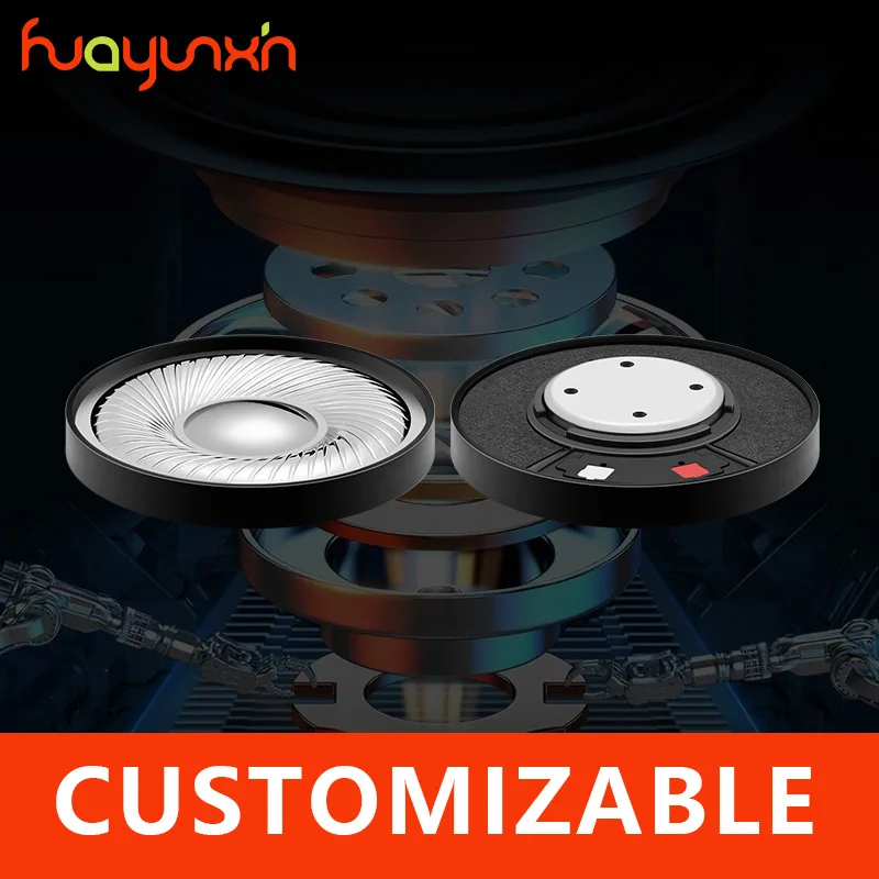 32ohm Deep Bass 40mm Monitor Motorcycle Helmet Speaker Driver Hifi Original Disassembled Headset Unit Loudspeaker Repair Parts