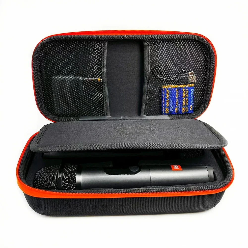 

Wireless Microphone Hard Case Portable Mic Storage Bag Mic Travel Bag Organizer Storage Box for JBL PartyBox Wireless Microphone