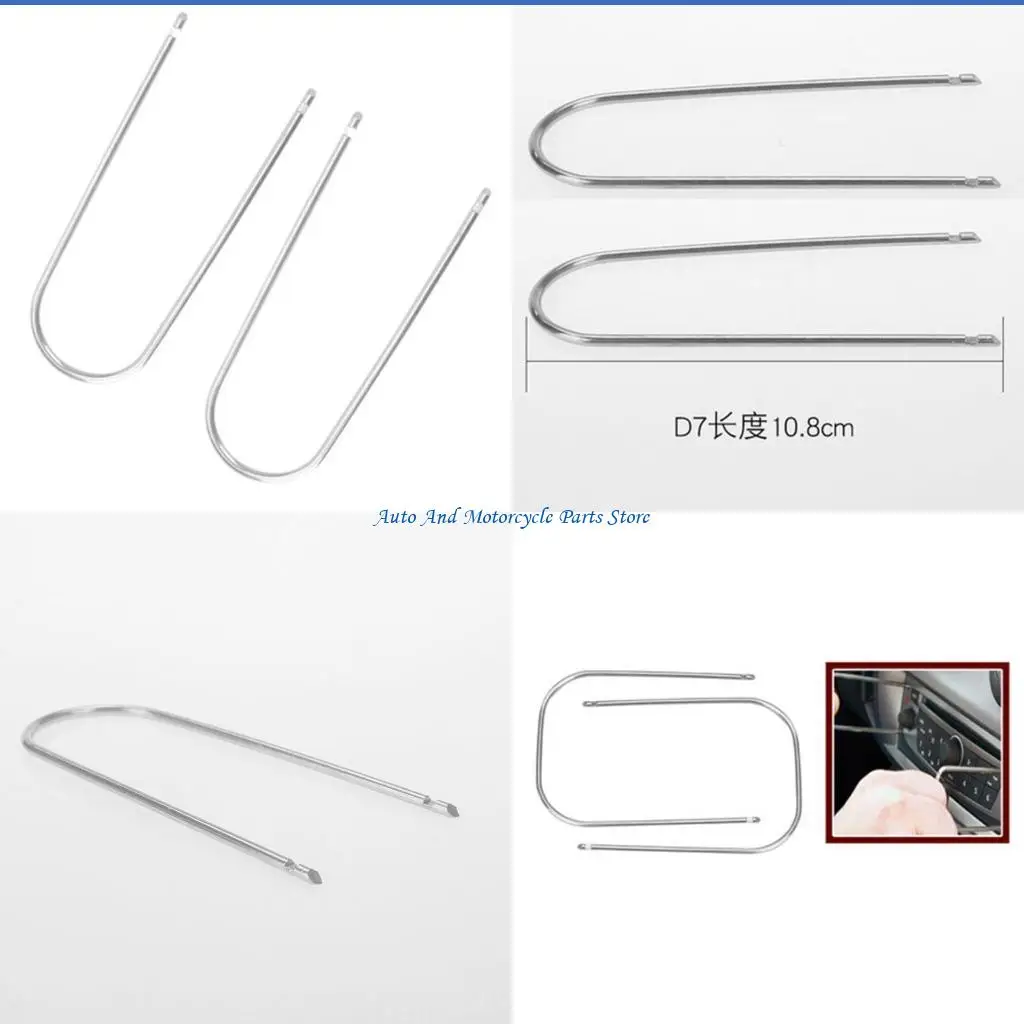 

P9FD 2 Pcs Stereo Radio Removal Keys Changer Disassembly Tool