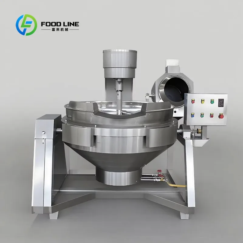 Fully Automatic Intelligent Temperature-Control Planetary Stir-fry Wok with Uniform Heating High Production Efficiency