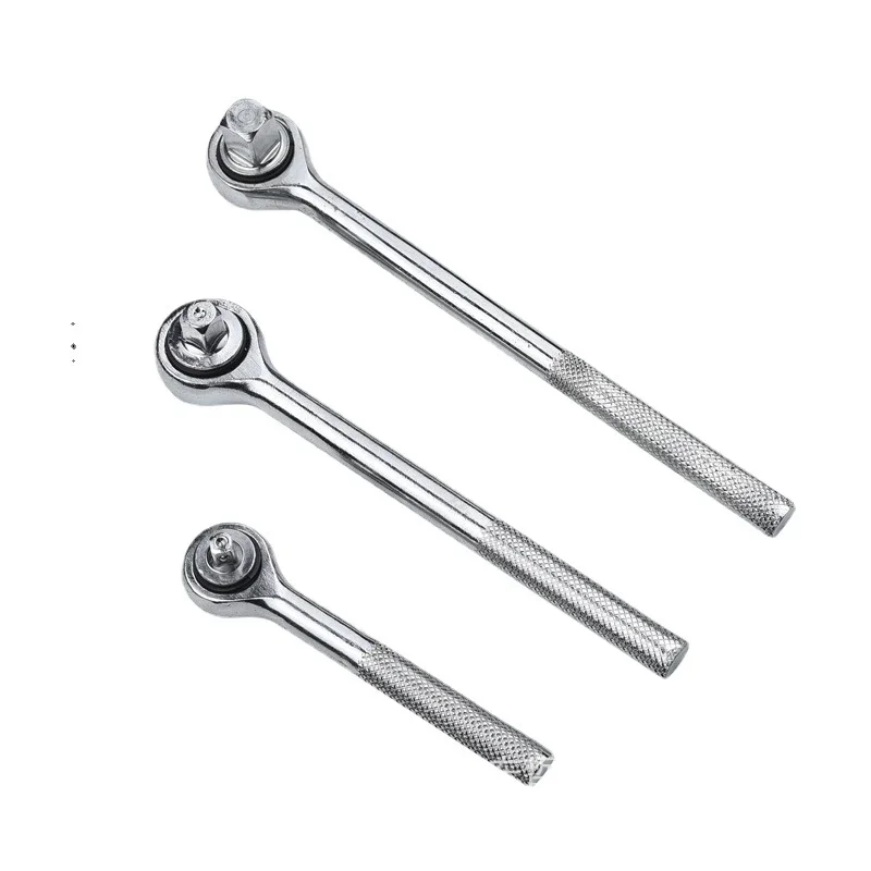 

High Torque Ratchet Wrench For Socket, Quick Release Square Head Spanner, Socket Drive Hand Tools, 1pcs, 3/8", 1/2", H Handle