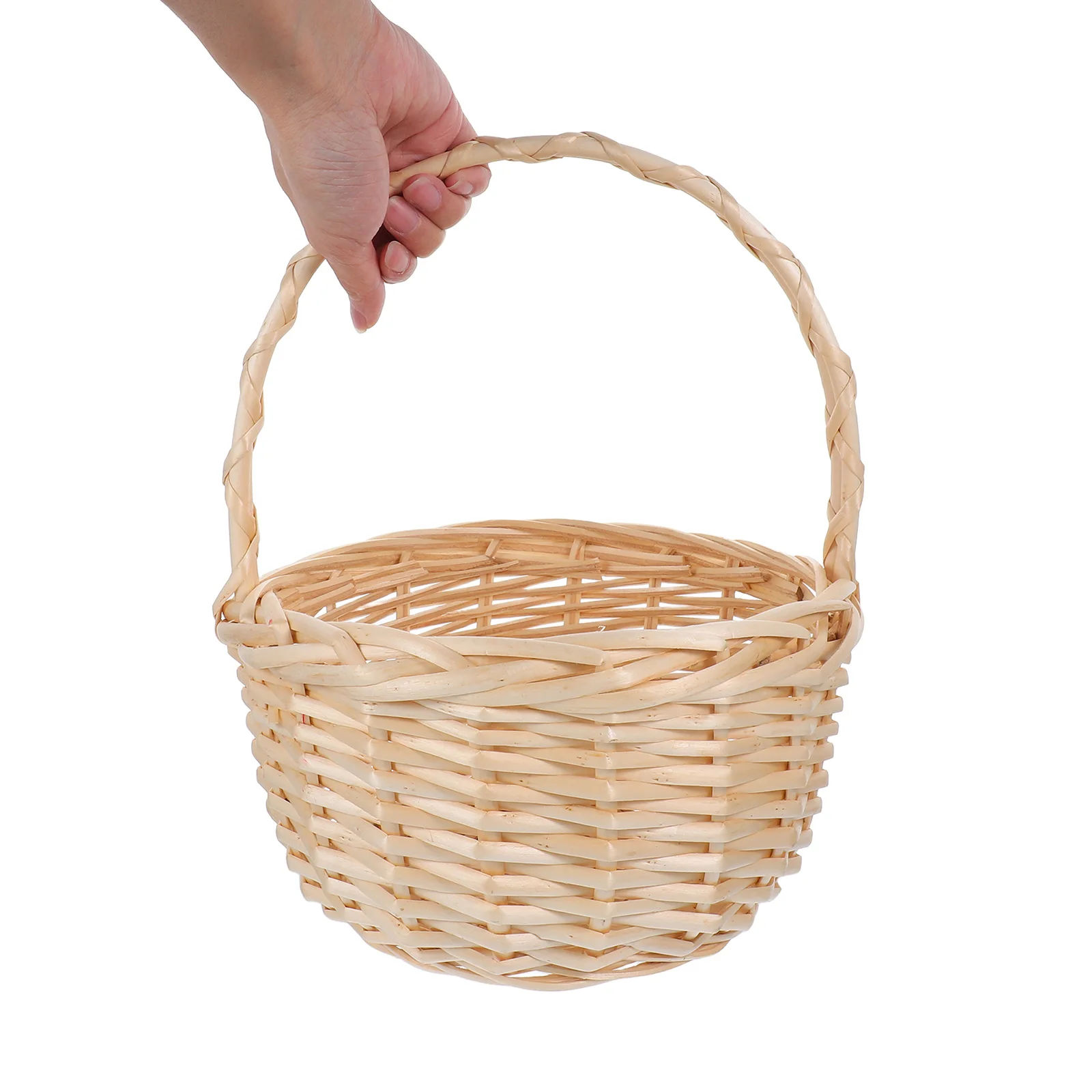 

Small Woven Basket for Wedding Favors Handmade Natural Willow Hamper Perfect As Candy Or Present Container Wedding Party Favors