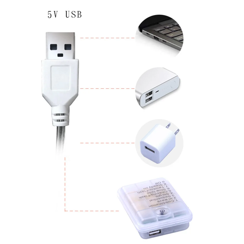 10 LED 電子ストリングライト シミュレーション グリッター フレームレスランプ USB ロマンチックなプロポーズ 結婚式の装飾 暖かい