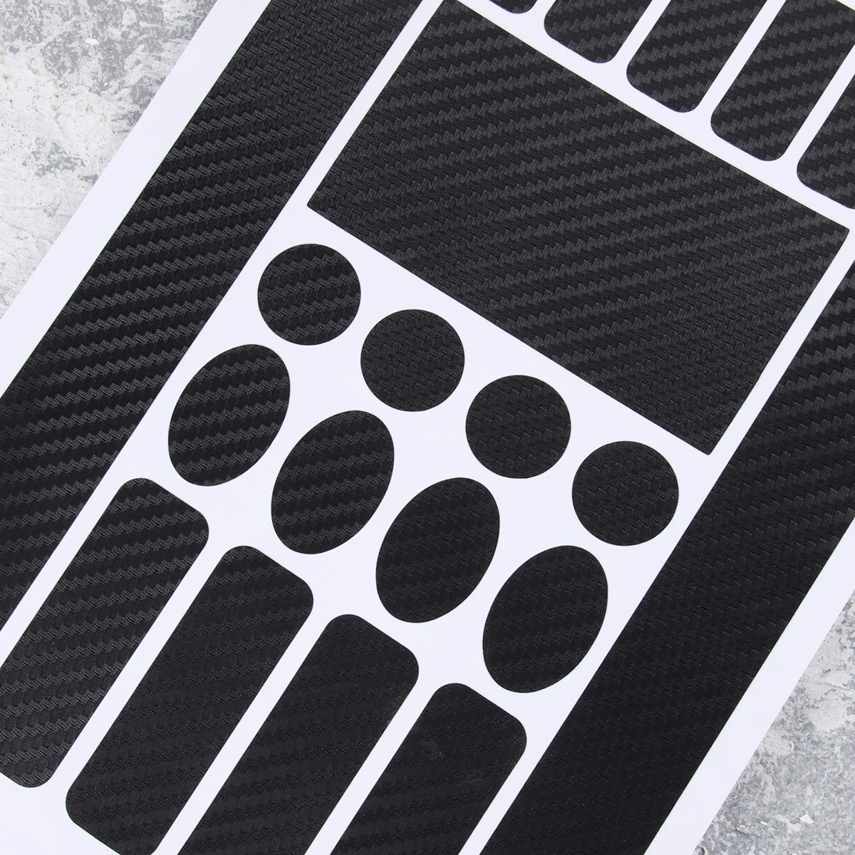 

Carbon Fibre Chainstay Frame Protector Bicycle Bike A5 Sized Easy Apply Cast Vinyl Stickers Decal Wraps