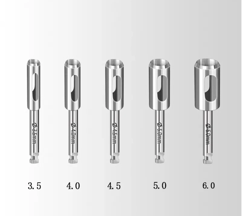 

Dental Implant Trephine Drill Bur Tissue Punch Bone Saw Disk Surgical Implant Bone Harvest Drill for Dentistry Implantation