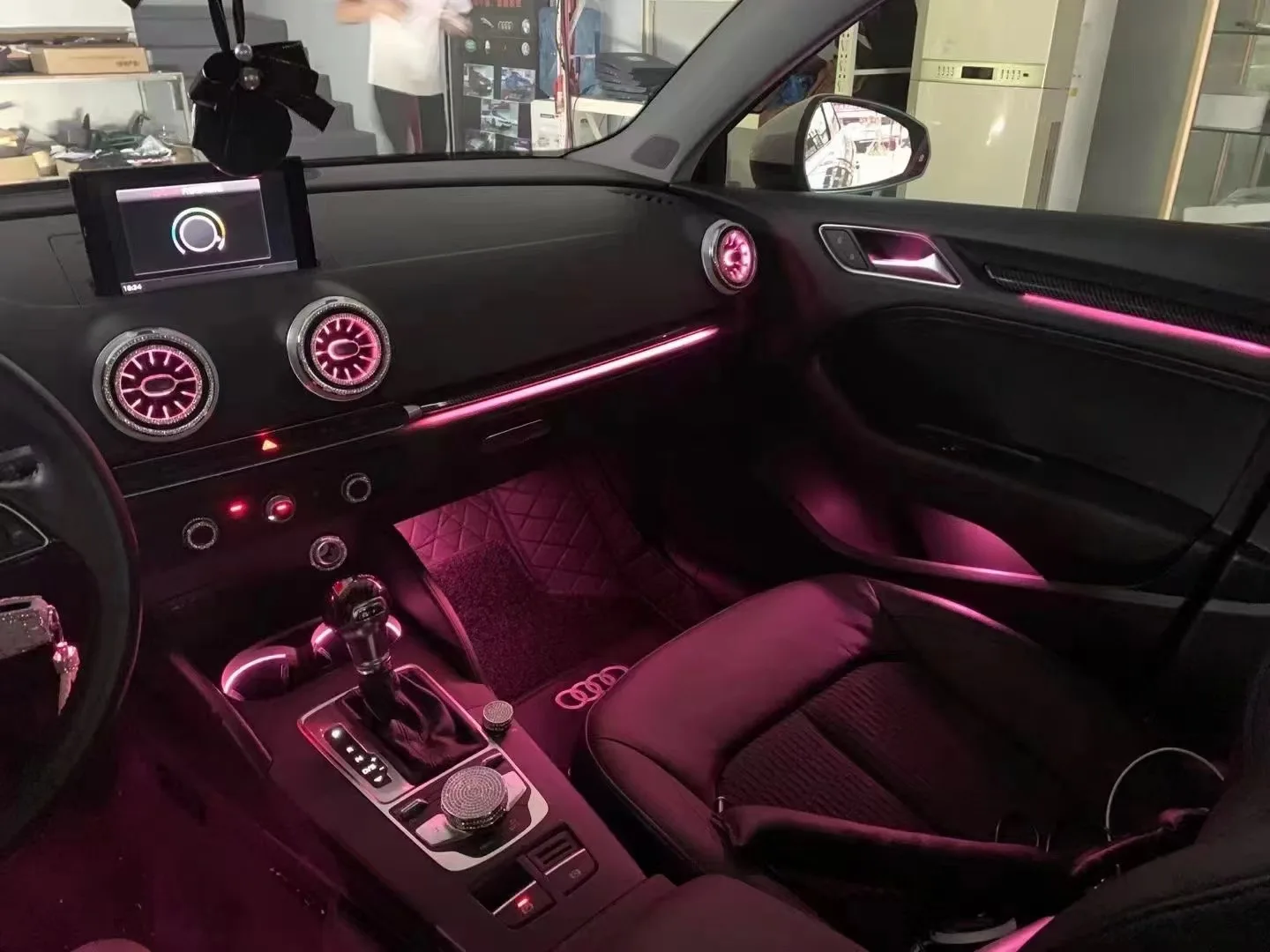 Car Ambient Light Suitable for 2013-2019 Audi A3 S3 V8 Ambient Light Turbo Vent