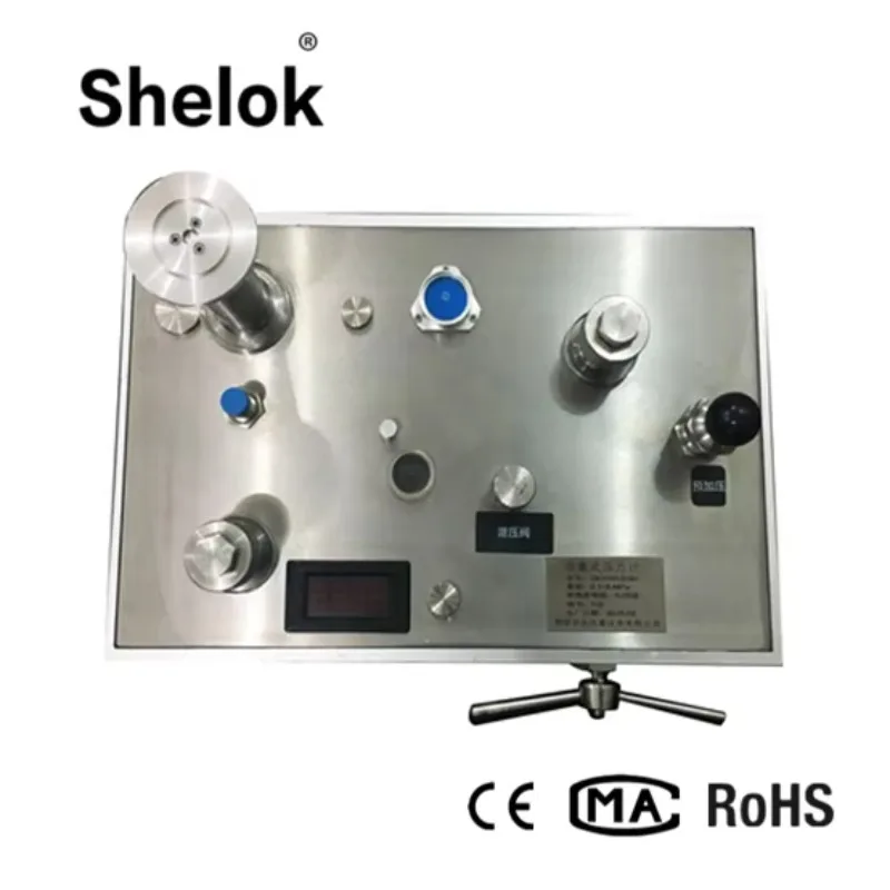 DK Series DWT Standard Pressure Testing Pressure Gauge Calibration Piston Dead Weight Tester