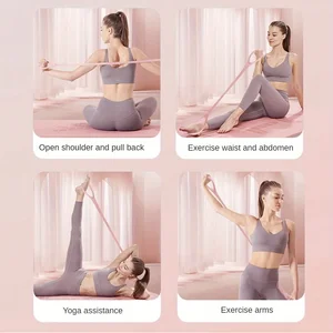 تمرين تمتد معدات اللياقة البدنية لمقاومة الحبل المرن لفرقة اليوغا الخلفية للكتف والذراع المستخدمة كللياقة البدنية أفضل 12 مبيعات لمعدات الصالة الرياضية المستعملة - رقم 7