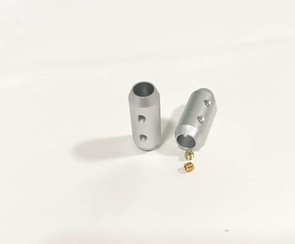 50PCS Anodized Aluminum Wire Splitter Headphone Wire Splitter Slider 6MM Hole Splitter DIY Repair Accessories