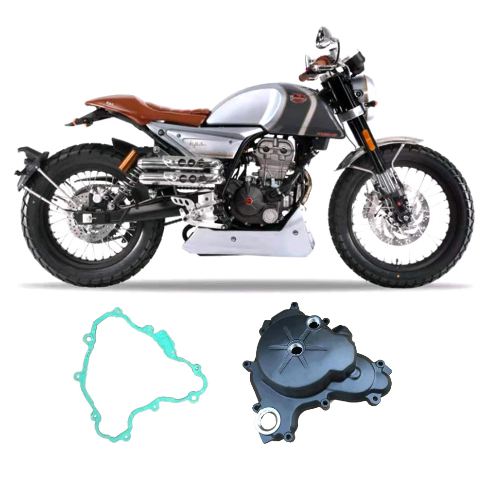 For FB Mondial HPS 125  Motorcycle Accessories Left Crankcase Cover Left Cover Sealing Gasket