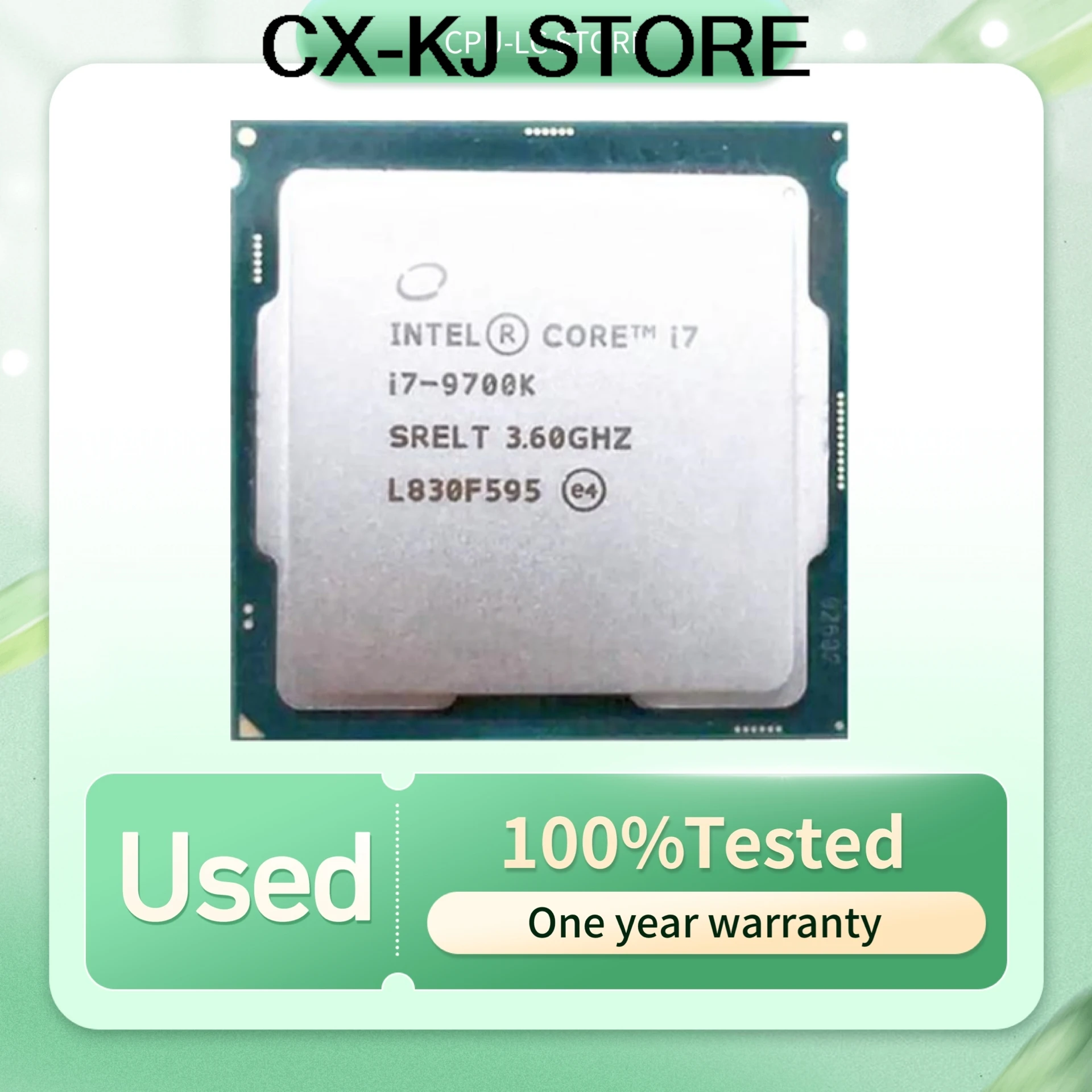 インテル使用 Core i7-9700K i7 9700K 8 コア 8 スレッド 3.6 95W GHz