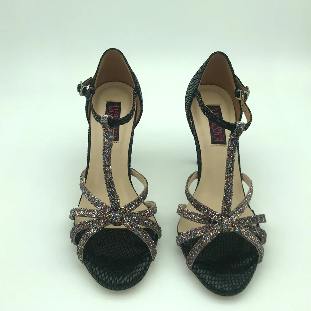 New Argentina Tango Dance Shoes Party Shoes Wedding Shoes leather outsole T6256BSCG 9cm heel 7.5cm available shipping free