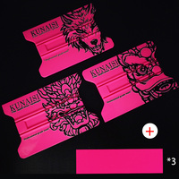 KUNAISI China-Chic new magnetic suction design Car Vinyl Wrap Film Felt Edge Squeegee Scraper Window Tint Tools