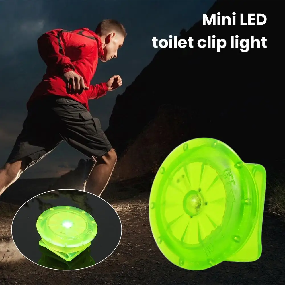 

2.4*1.45cm Running Light LED Backpack Clip Lamp Super Bright High Lumens Battery Powered Outdoor Sports Flashing Warning Light