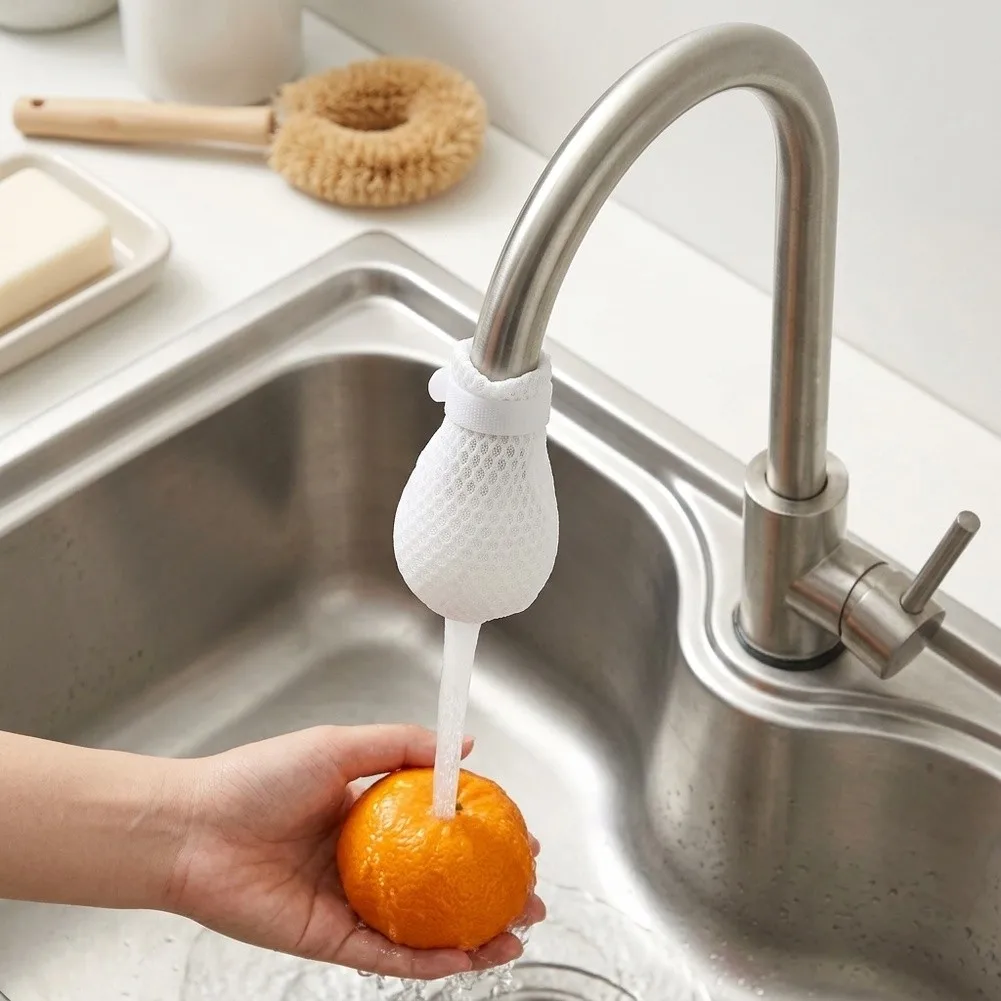 10/20/30/40/50/60Pcs Faucet Filter Cotton Bag Set Anti-splash Faucet Filter For Kitchen Bathroom Taps- Tap Water Filter Bag