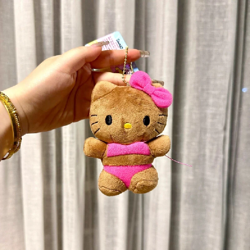 Bikini Black Skin Kt Cat Stuffed Doll Plush Key Chain Backpack Pendant Charming And Fashionable Accessory Decoration Gift