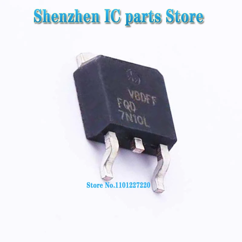 10Pcs/lot FQD7N10L FQD7N10LTM  FQD7N10 SOT TO-252 In Stock