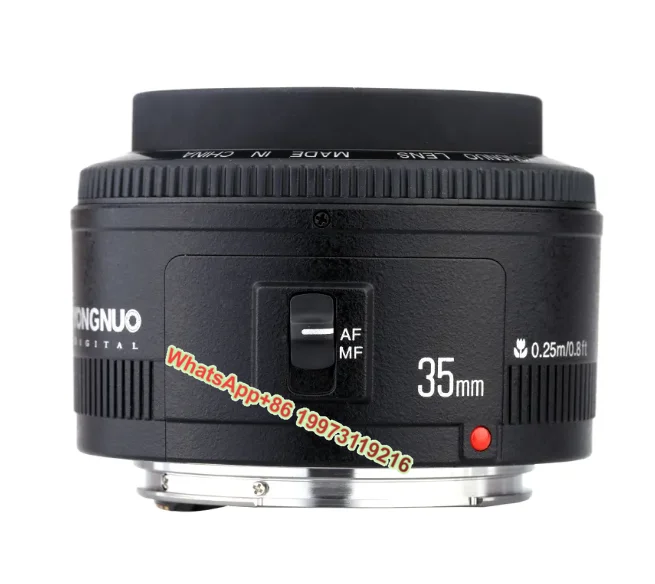 

Yongnuo YN35mm F2 Auto Focus Lens EF Mount for Canon 450D 550D 650D 1100D 5D Mark III 700D 600D 70D 60D 6D Camera Lenses