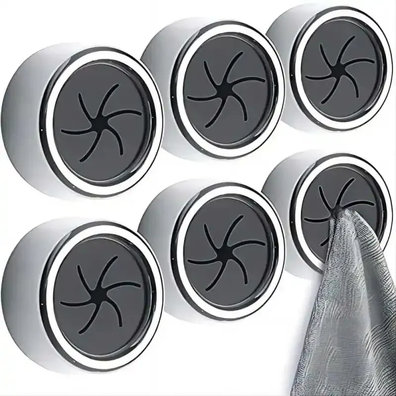 1-3PC Non Punching Dishwashing Cloth Storage Clip Dishcloth Clip Kitchen Household Gloves Hook Towel Rack Hole Clip Wall Hanging