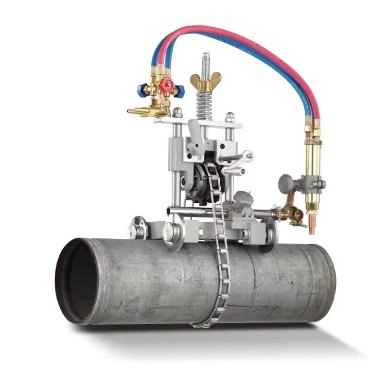Hand-operated Chain Pipe Flame Cutting Magnetic Pipe Cutting Machine/beveling Machine
