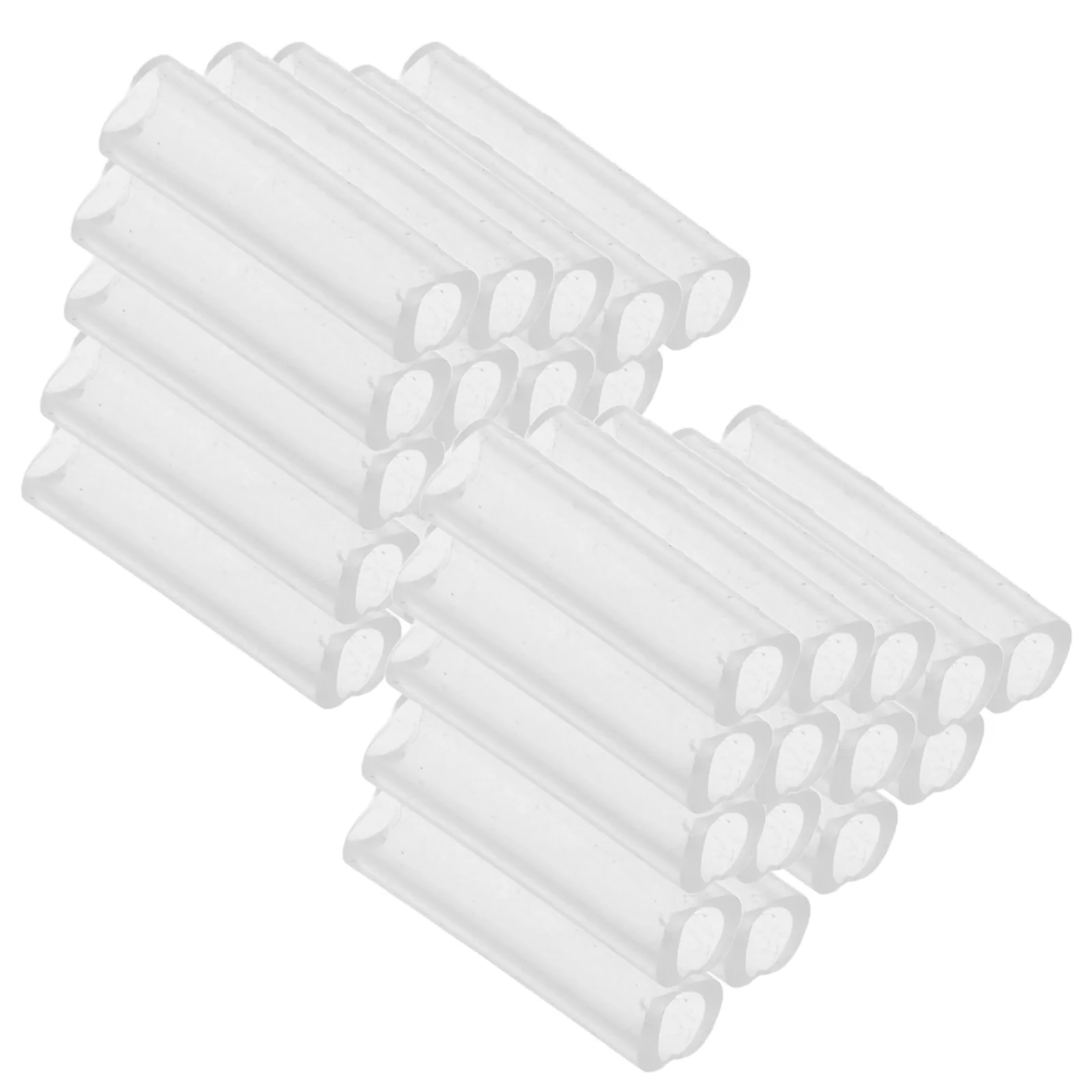 

50pcs Beaded Chain Protector Plastic Anti-Drop Connectors For Jewelry Keychain Lanyard Repair Tools Split Ring Guard Cord