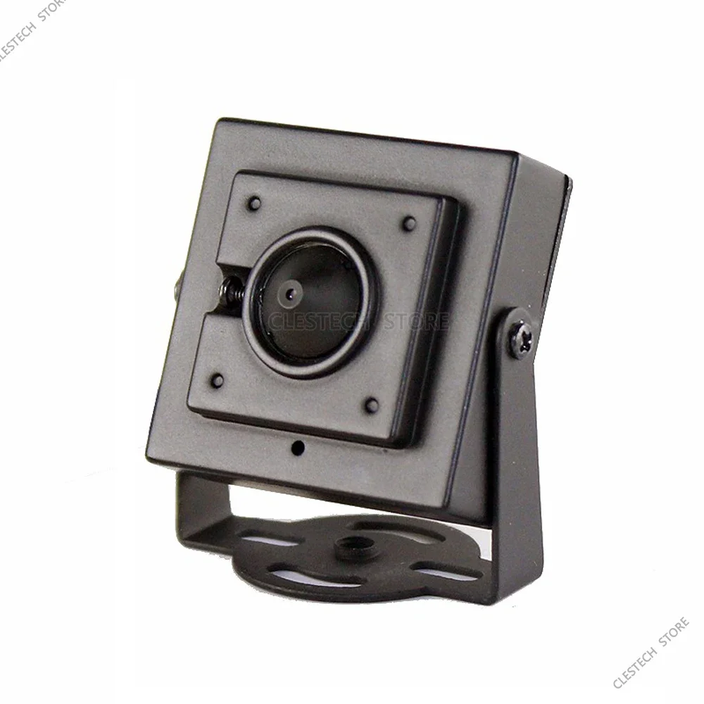 Pointed Cone Lens Metal Micro HD CMOS 1200TVL Small Color Analog Video CCTV Security Mini Camera Surveillance Metal have Bracket