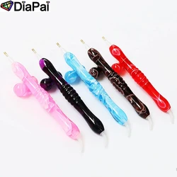 DIAPAI 5D Diamond Painting Pen Set - Premium Resin Point, Tool Kit for Handmade Artistry, Adaptable Diamond Heads Dot Drill Pen