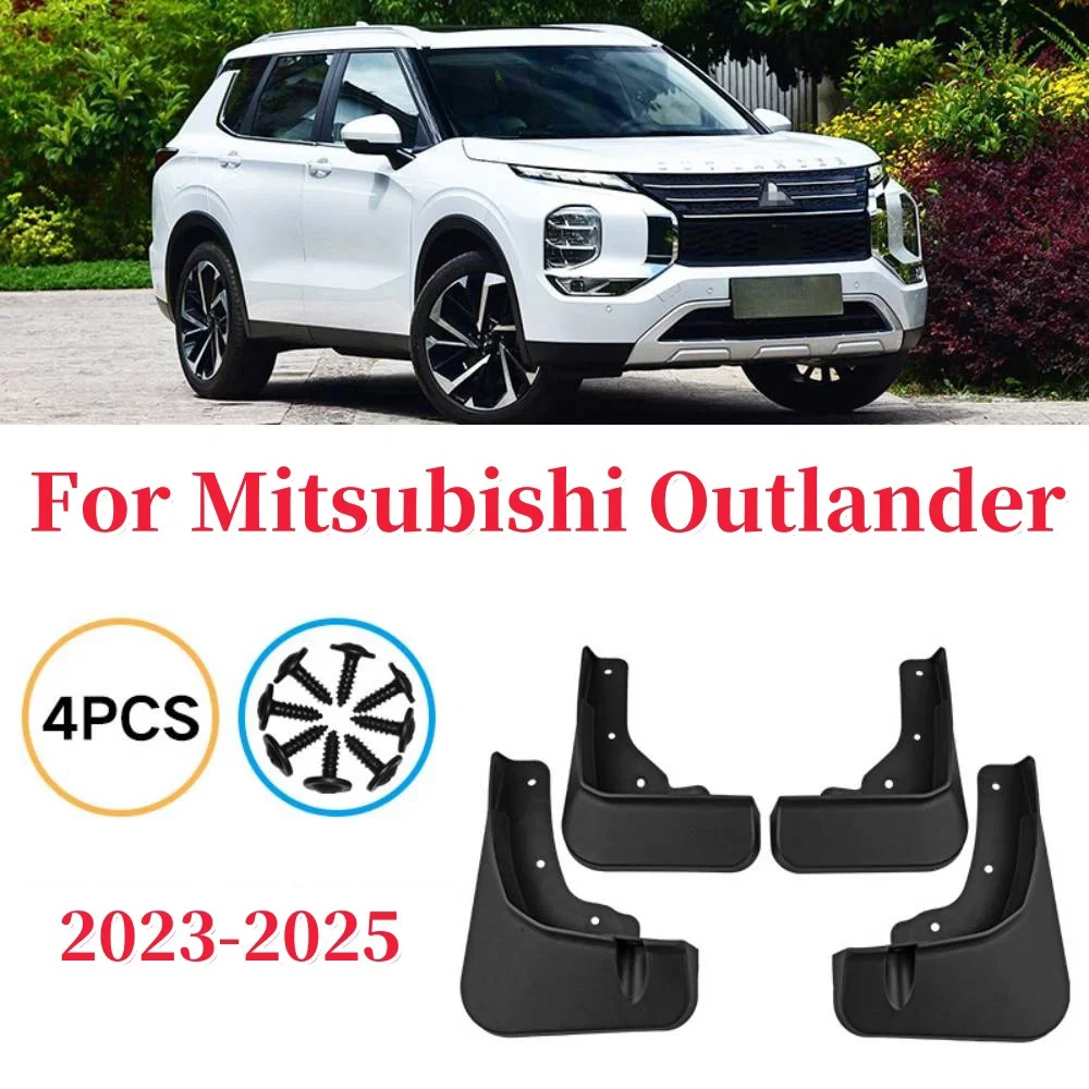 

For Mitsubishi Outlander 2023 2024 2025 Fender Mudguard Mud Flaps Guard Splash Flap Mudguards Car Accessories