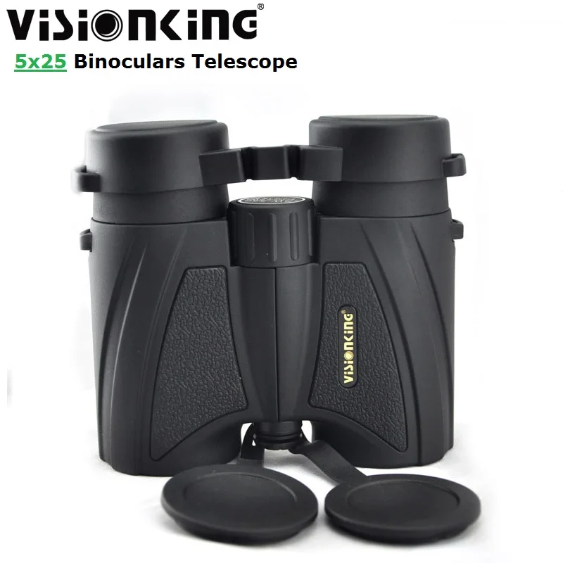 Visionking Professional 5x25 BAK-4 Roof Binocular Waterproof FMC Outdoor Sport Theater Racing Concert Spyglass Roof HD Telescope