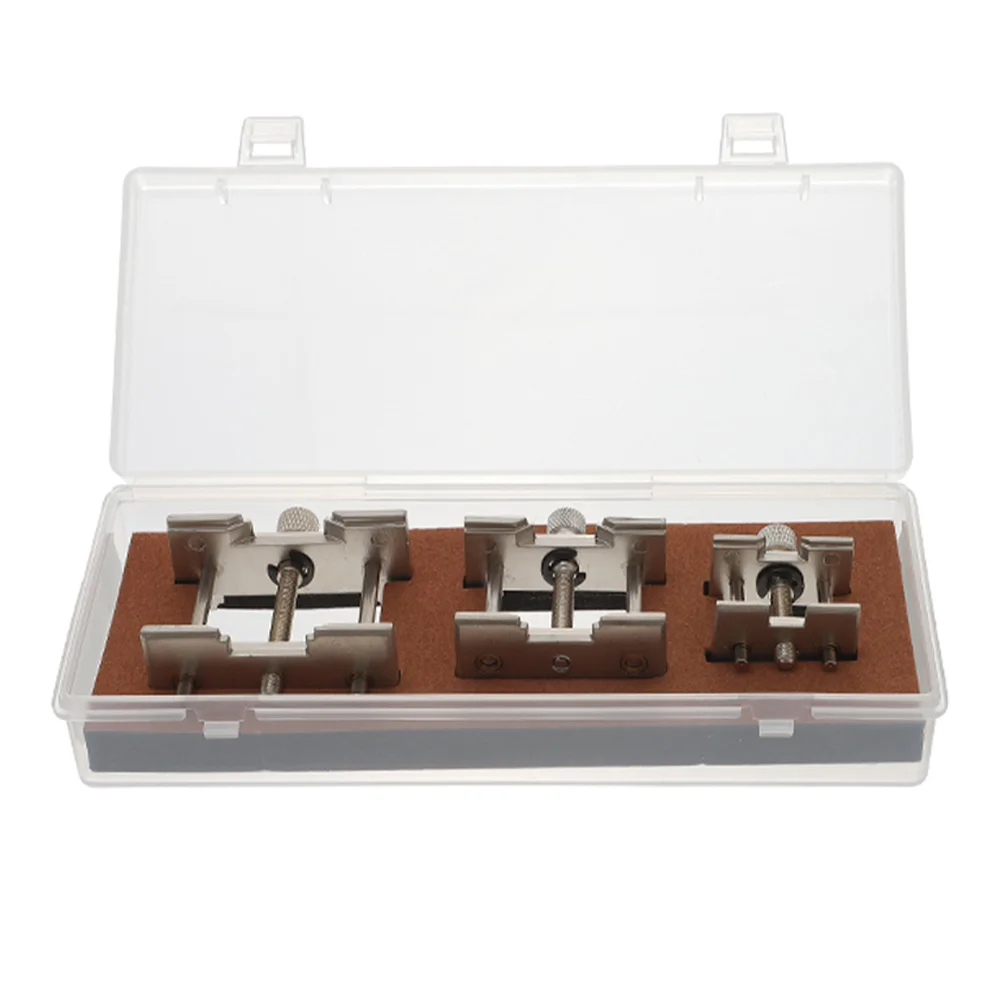 

3Pcs Watch Movement Holder Precision Stability Universal Compatibility Microadjustment Design for Watchmakers Movement Base