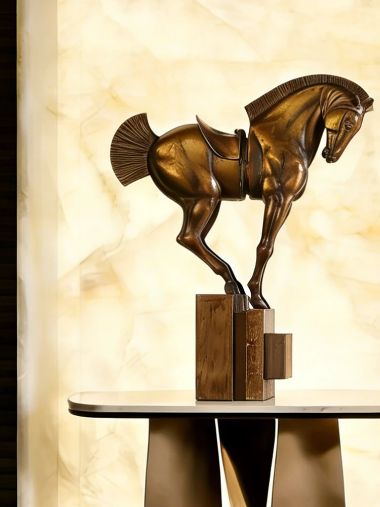 

Элегантная восточная скульптура для лобби отеля, декоративный подсвечник, художественная резная стеклянная ваза для цветов, натуральный пейзаж