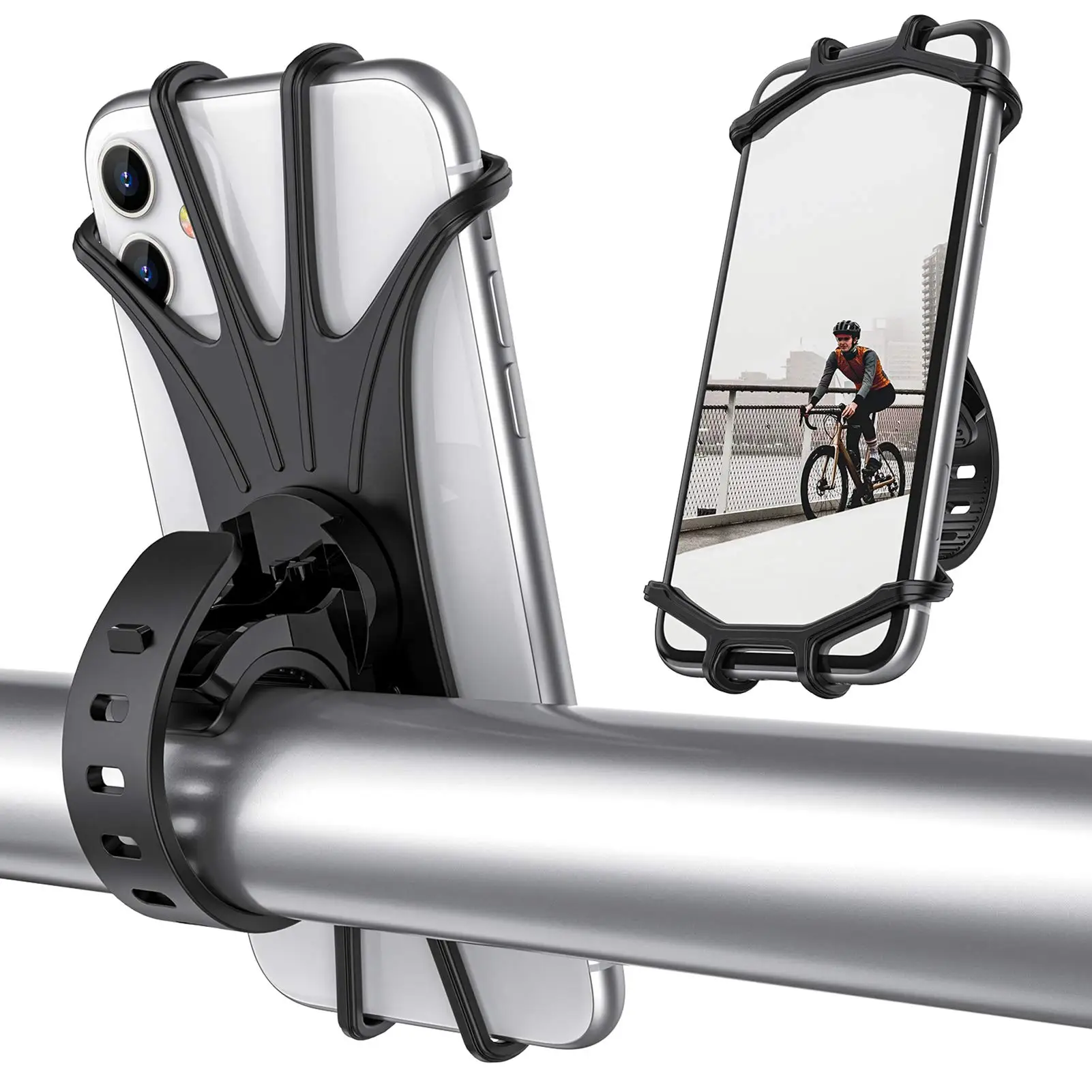 Bike Phone Holder Bicycle Mobile Cellphone Holder Motorcycle Suporte Celular For iPhone Samsung Xiaomi Gsm Houder Fiets