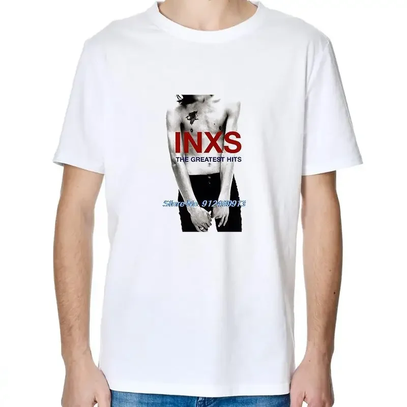 Inxs Michael Hutchence Rock Band Graphic T Shirts Short Sleeve t-shirts Summer Tees Tops Short Sleeve t-shirts Men's Clothing