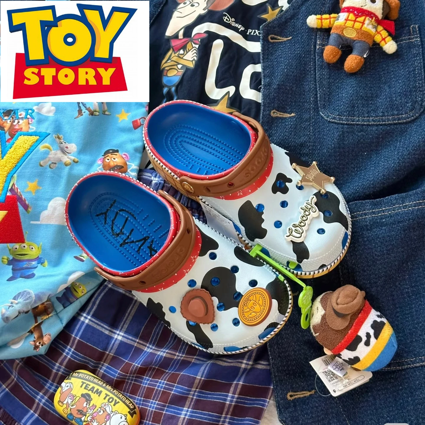 

Woody Cosplay Sandals Slippers Story Anime Accessory