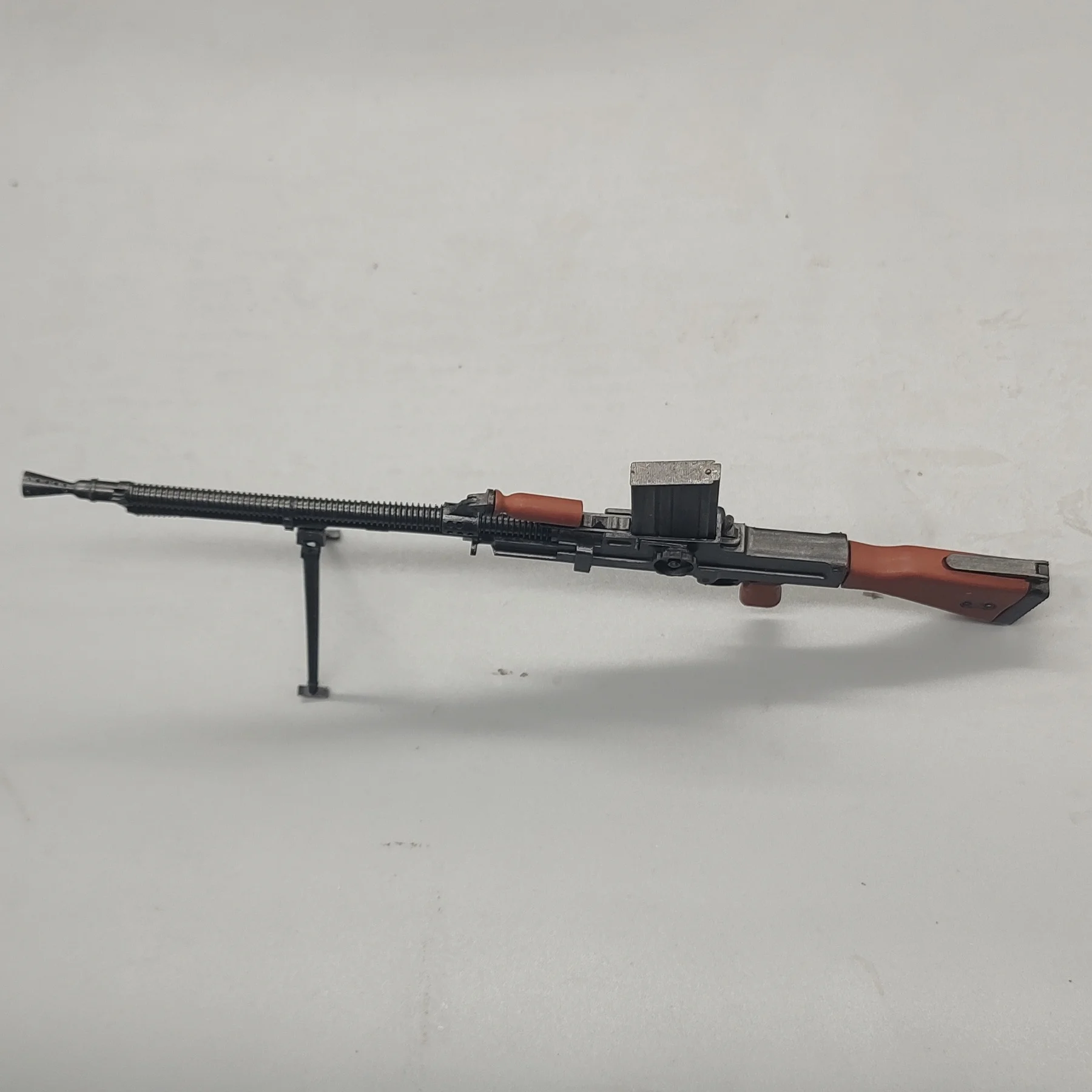 3D Impresso Escala 1/6 Checa ZB26 Light Metralhadora Modelo Miniatura de Alta Precisão para Figuras de Ação Pintable Colecionável