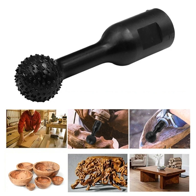 20/25/30mm Sphere File Burr Wood Carving Polishing Drilling Bits Grinding Head Dropship