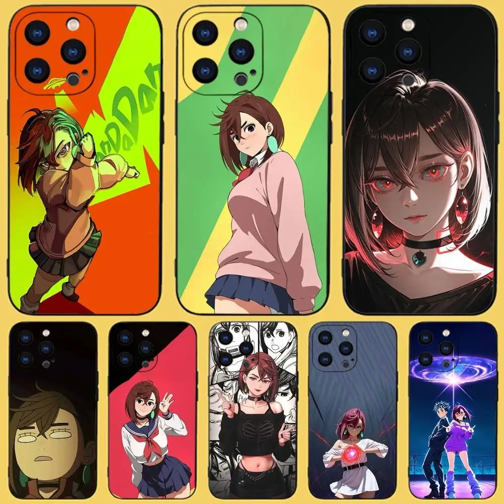 

M-Momo Ayase Anime Phone Case For iPhone 16,15,14,13,12,11,Pro,XS,Max,XR,Plus,E,SE4,Mini Black Fashion Cover
