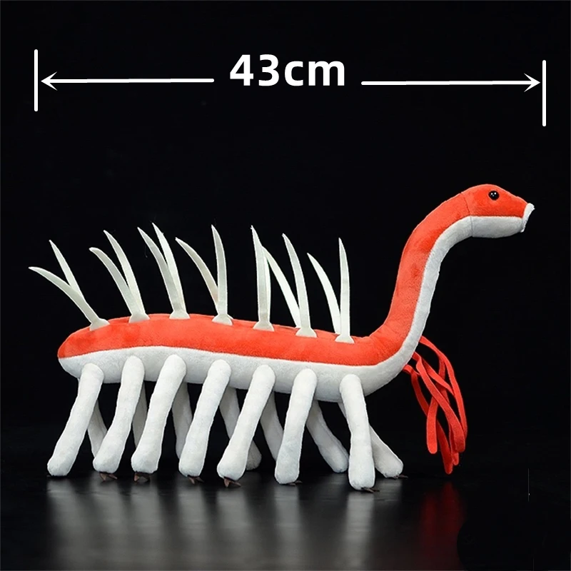 Hallucigenia High Fidelity Cambrian Insect Cute Plushie Worm Plush Toys Lifelike Ancient Animals Simulation Stuffed Doll Toy