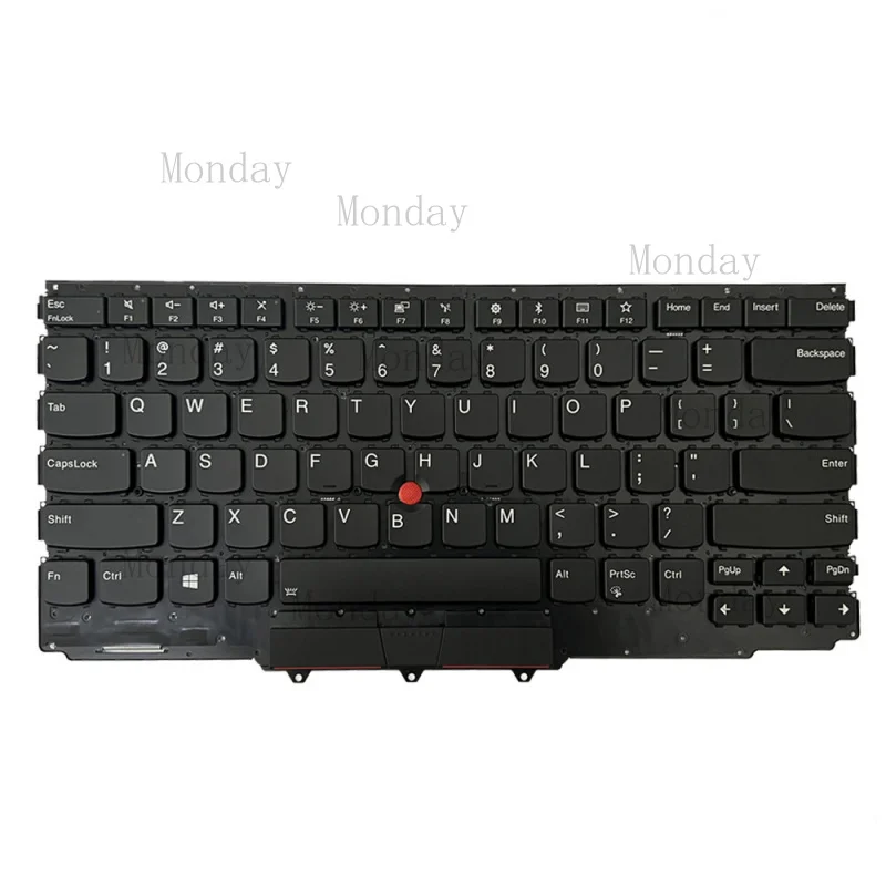 

Клавиатура для ноутбука с подсветкой, черная, для Lenovo ThinkPad X1 Yoga Gen 2nd 3rd 2017 2018