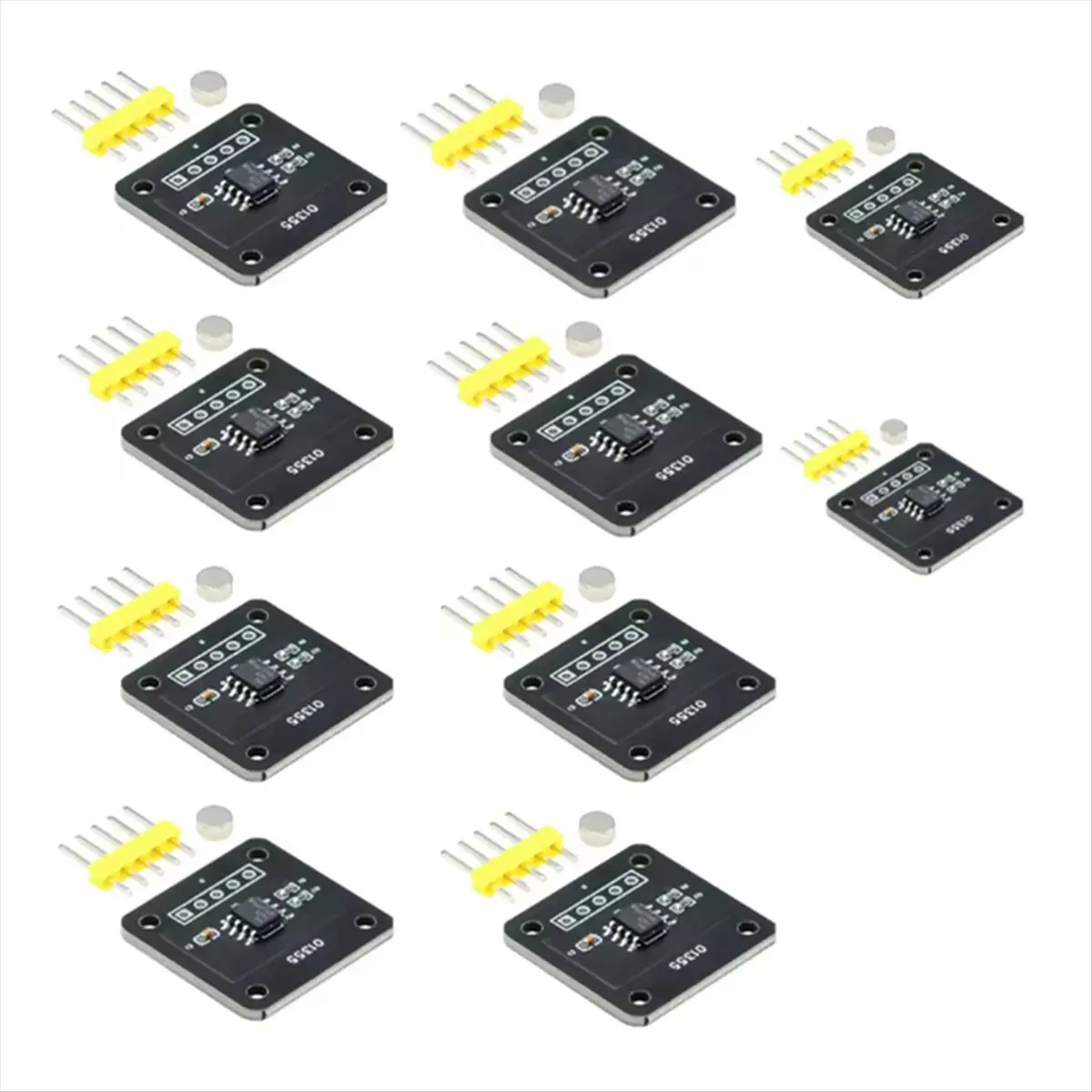 《Factory Direct》MT6701 Magnetic Encoder Module 14-Bit High Angle Measurement Sensor for Magnetic Induction 10 Pieces