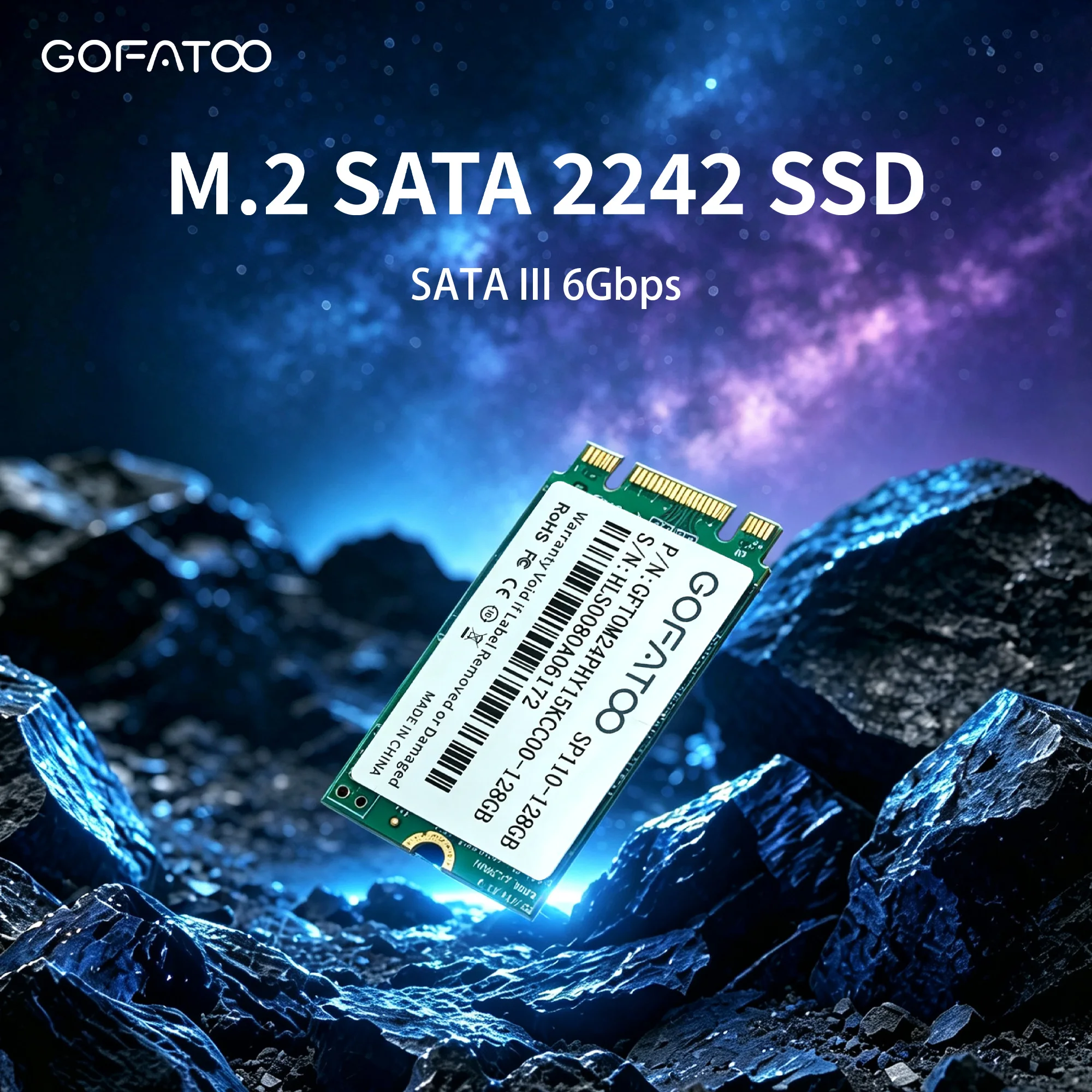 GOFATOO Brand new M2 SATA 2242 SSD SATA3 1TB 512GB 240GB NGFF Internal Solid State Hard Drives TLC for Laptop Destop Thinkpad
