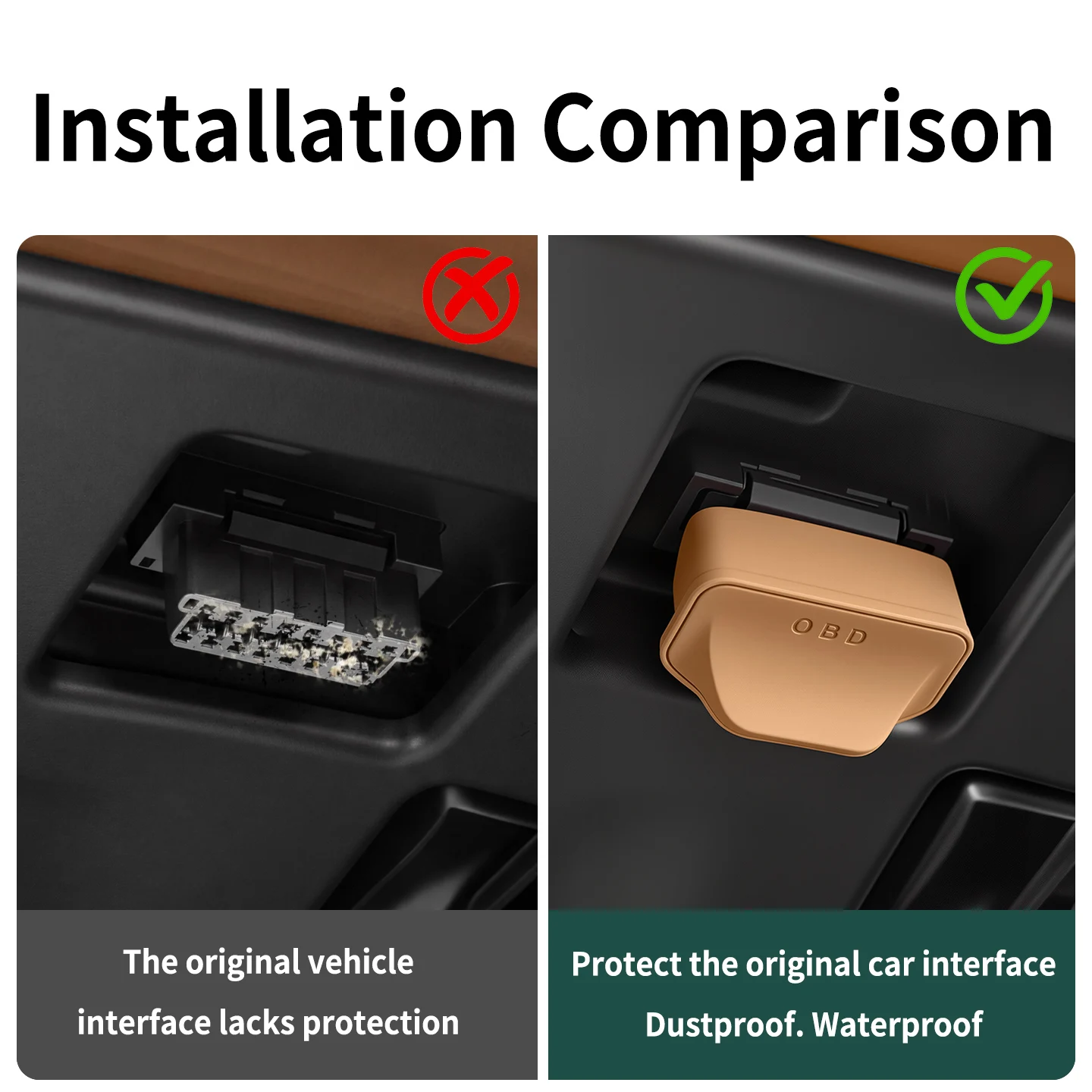 For Land Rover Range Rover Autobiography Sport OBD Protective Cover Silicone Dust-proof Cap Interior Decorative Accessory Modifi