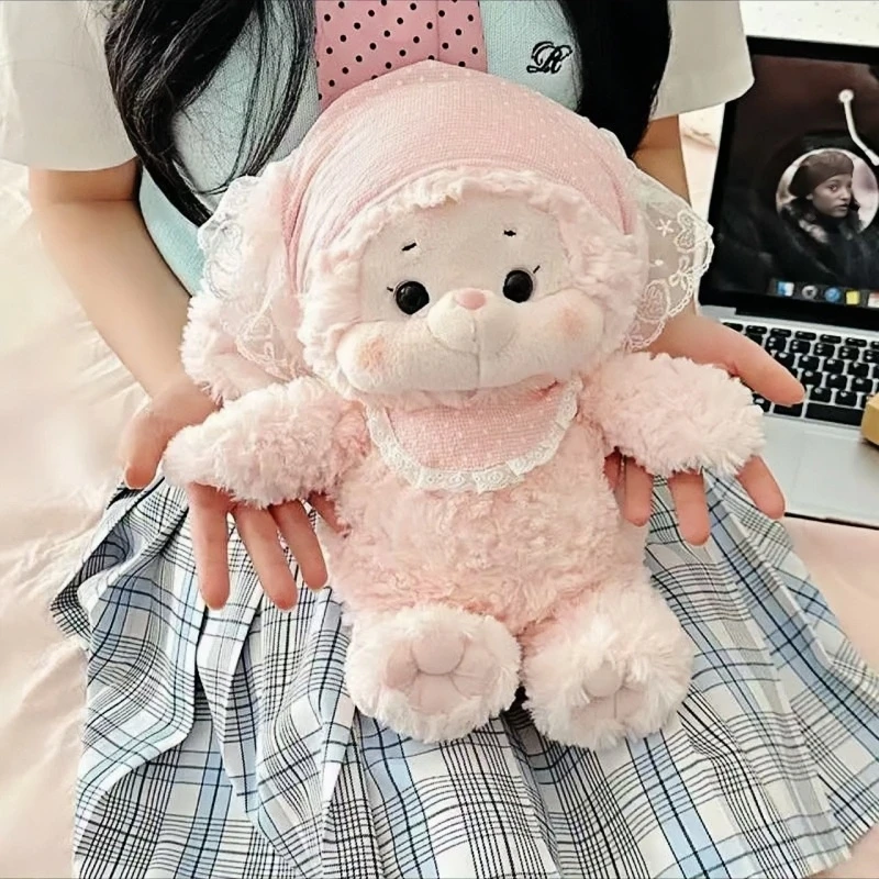 

Лолита, маленькая овечка, кролик, плюшевые игрушки, высокое качество, пушистый мультяшный кружевной платок, кукла, нежная детская кукла, сладкий рождественский подарок