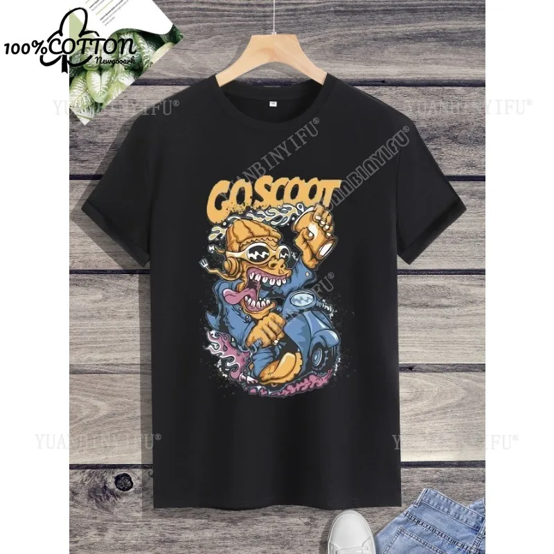 Harajuku نمط جديد عادية Goscoot Etsy تي شيرت قمصان قطنية تتجه وتتسابق للجنسين قميص فضفاض تنفس منتج ساخن #6