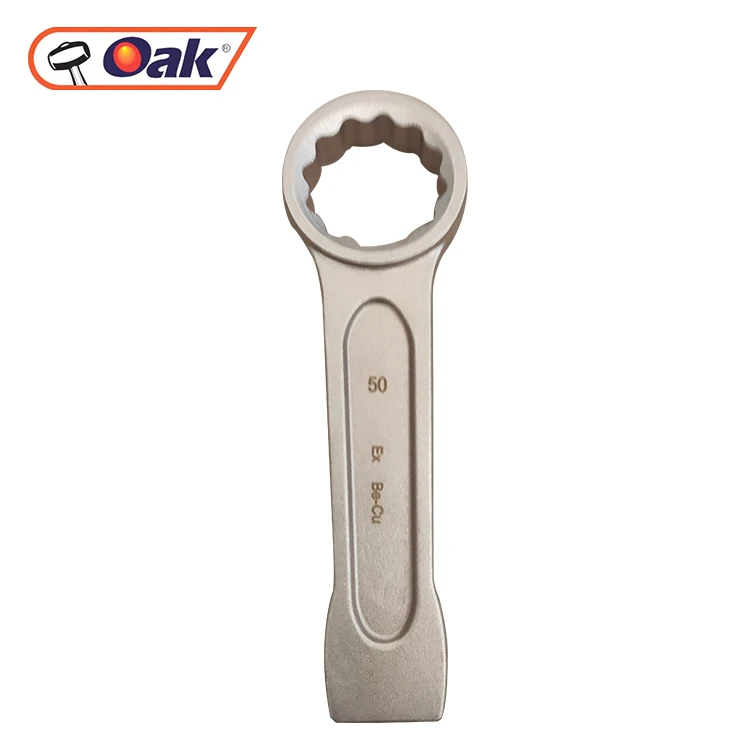 

Non Sparking Tools Beryllium Copper Striking Box Wrench 50mm