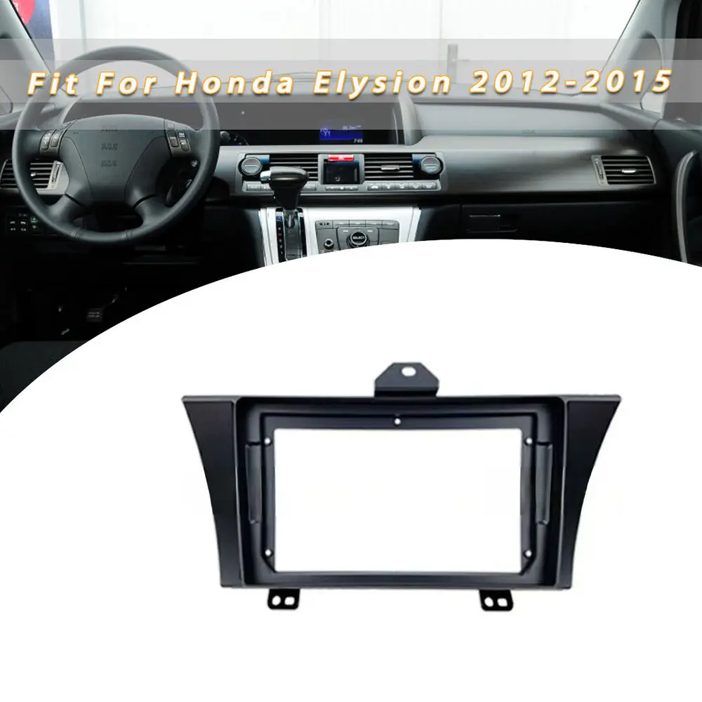 

【HOT SALE】Car Radio Fascia For Honda Elysion 2012-2015 Auto Frame 9 inch 2Din MP5 Player Stereo Panel ABS Plastic