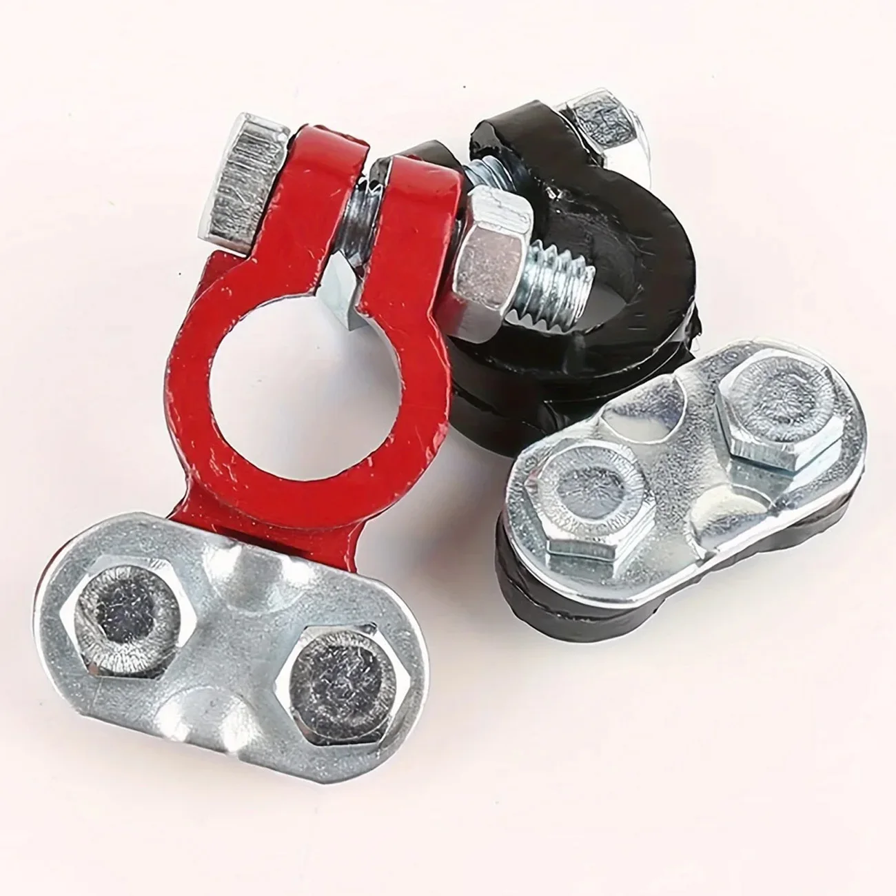 2 Stuks Auto Batterij Terminal Connectors Quick Release Disconnect 12V 24V Positieve Negatieve Batterij Kabel Uiteinden voor SAE/JIS Type Auto