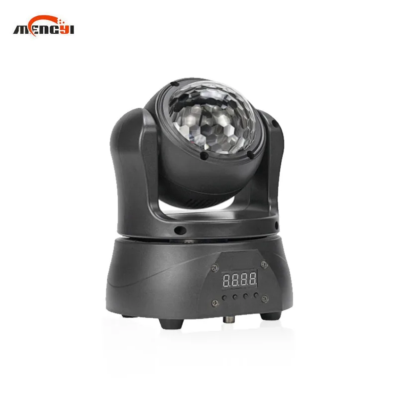 Mini Double-Sided Shaking Head Light RGBW Laser Moving Head Light For Home Party