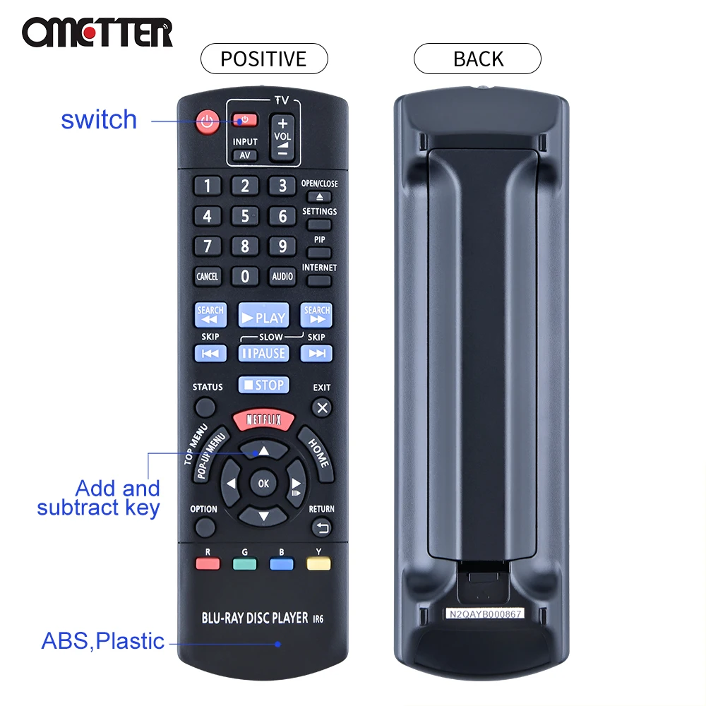 Nowy N2QAYB000867 dla Panasonic Viera TV Blu-ray odtwarzacz płyt pilot DMP-BD89 DMP-BD79 DMPBD89 DMPBD79
